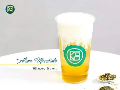 Hình ảnh Trà gạo rang macchiato