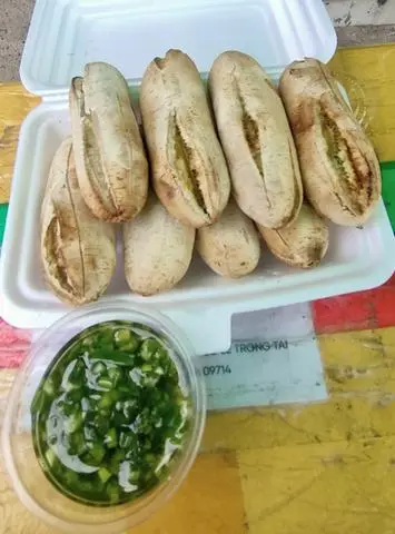 Hình ảnh Chuối nướng mọi (kèm dầu hành)