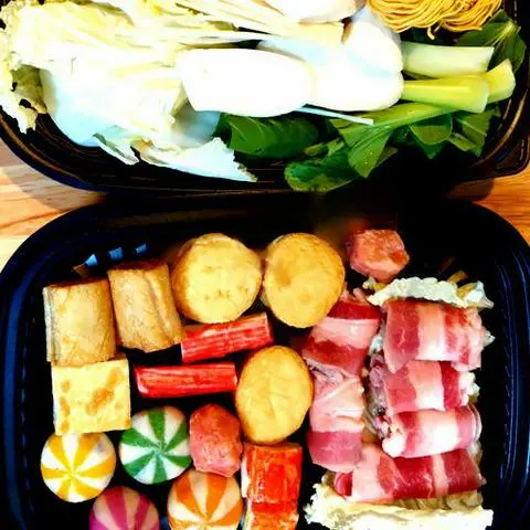 Hình ảnh SET LẨU 2 NGƯỜI TIÊU XANH