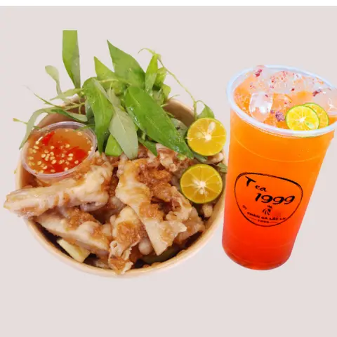 Hình ảnh Chân Gà Rút Xương + Trà Tắc Xí Muội Thái Lan.