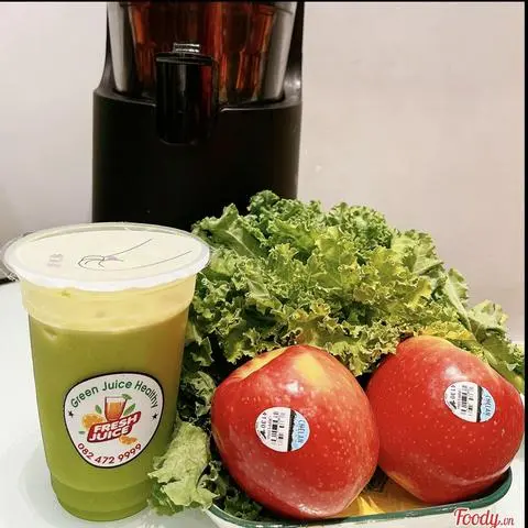 Hình ảnh Cải Bó Xôi + Táo + Dứa