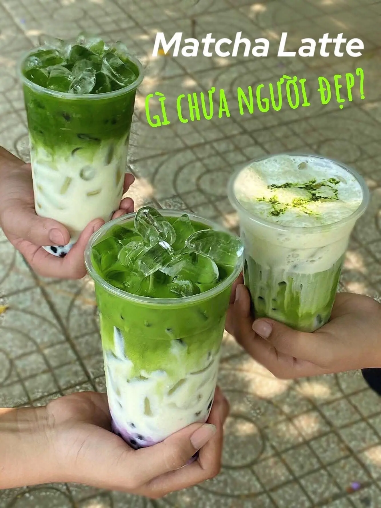 Hình ảnh Combo 3 Matcha Latte (L)