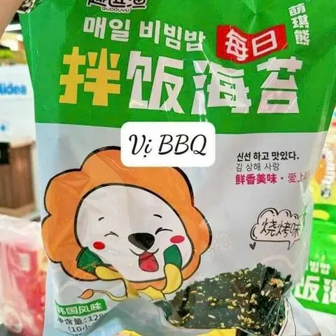 Hình ảnh Rong Biển Trộn Cơm Khổng Lồ Vị BBQ 128g