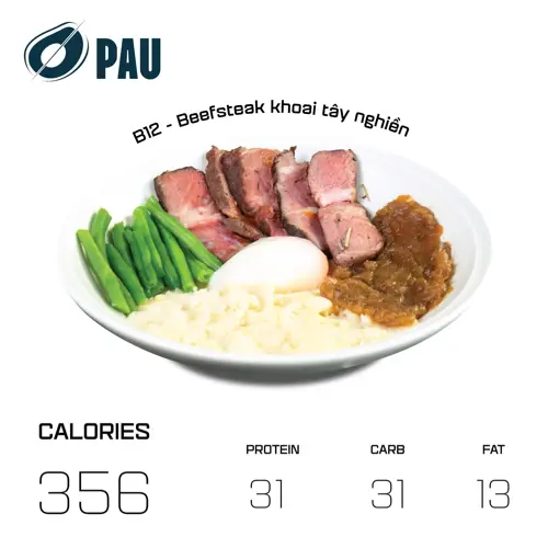 Hình ảnh B12 - Beefsteak khoai tây nghiền   