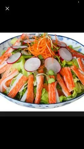 Hình ảnh kanikama salad - salad thanh cua 
