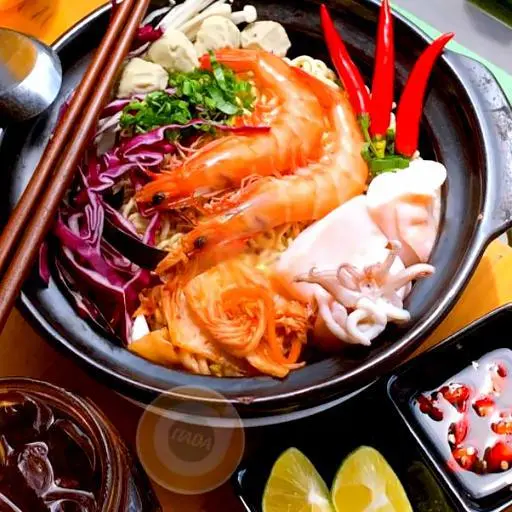 Hình ảnh Mì kim chi hải sản