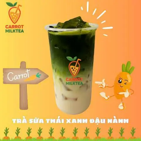 Hình ảnh Trà sữa Thái đậu nành - xanh