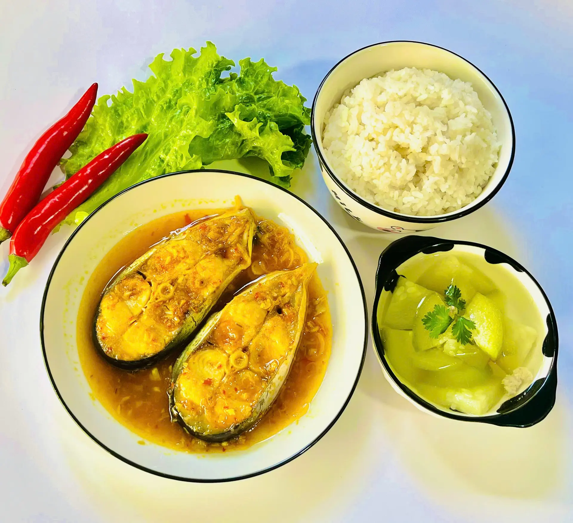 Hình ảnh Cơm Cá Ba sa kho cà ri