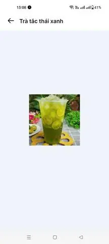 Hình ảnh Trà tắc Thái xanh