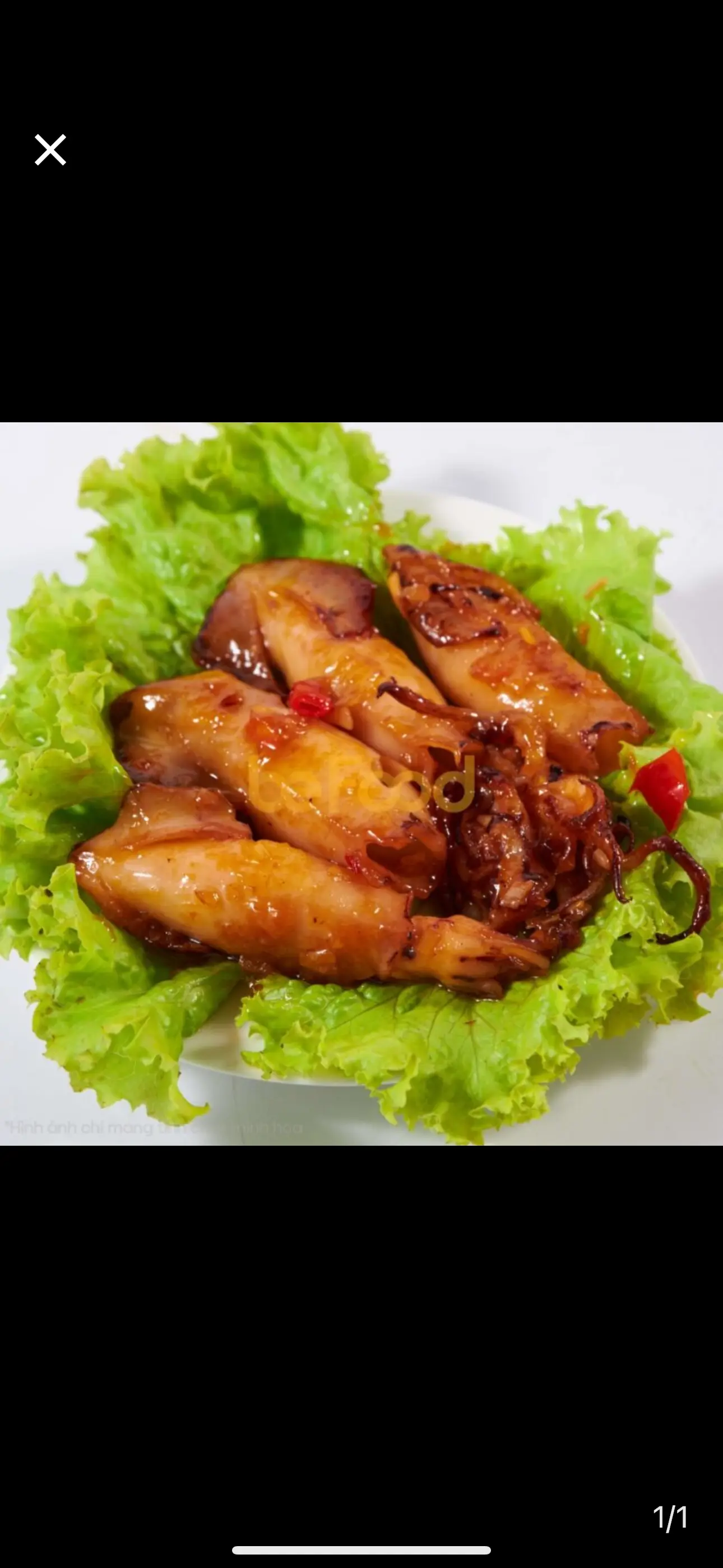 Hình ảnh Cơm mực xào chua ngọt
