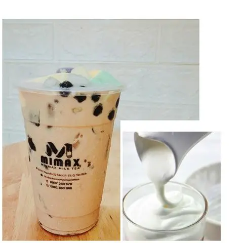 Hình ảnh Trà sữa milk foam - full thạch