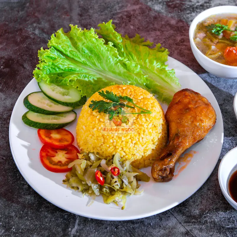 Hình ảnh Cơm Đùi Gà Lớn