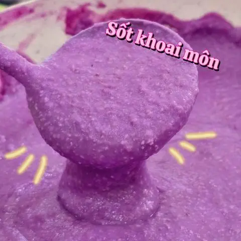 Hình ảnh Sốt khoai môn tươi