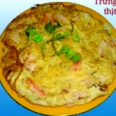 Hình ảnh Trứng chiên thịt cua