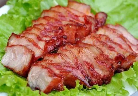 Hình ảnh Mì trộn xá xíu, ốp la