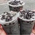 Hình ảnh Trà sữa than tre