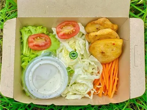 Hình ảnh Salad Ức Gà Teriyaki