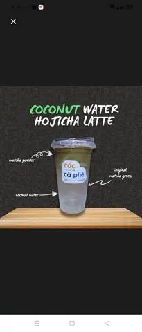 Hình ảnh Hojicha Dừa tươi 