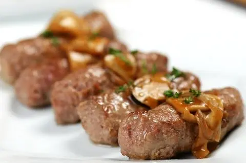Hình ảnh Sautee Beef with yakiniku sauce- Bò áp chảo sốt yakiniku
