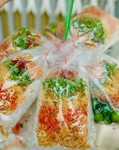 Hình ảnh bánh tráng tự trộn 