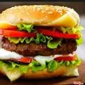Hình ảnh Humberger Bò Trứng