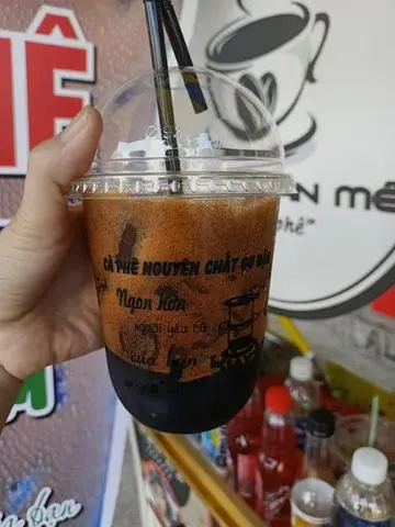 Hình ảnh Cà phê đen đá pha phin
