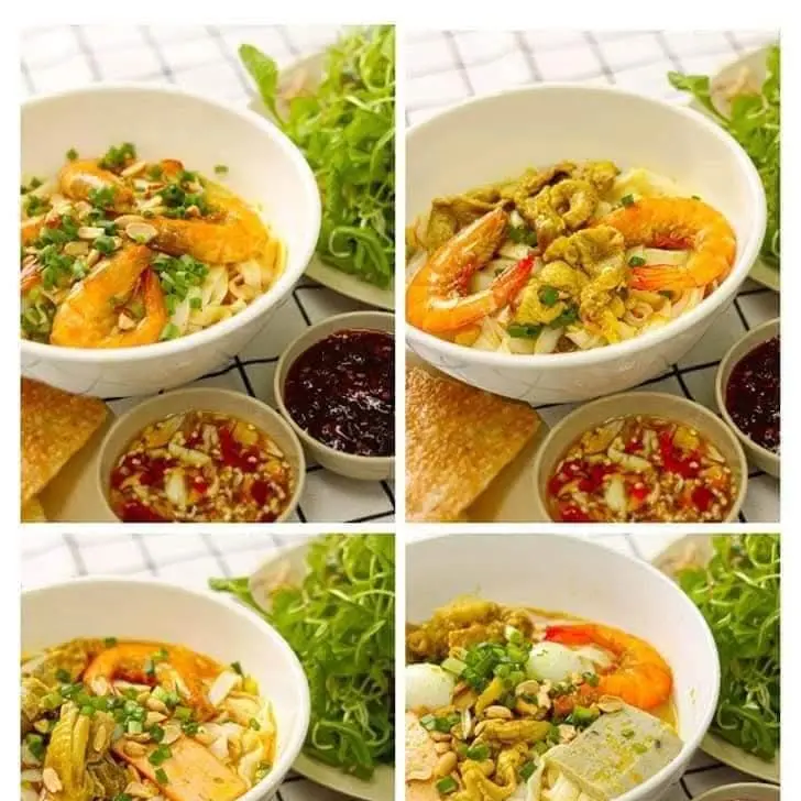 Hình ảnh mì Quảng tôm 