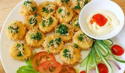 Hình ảnh Đậu hũ trứng chà bông