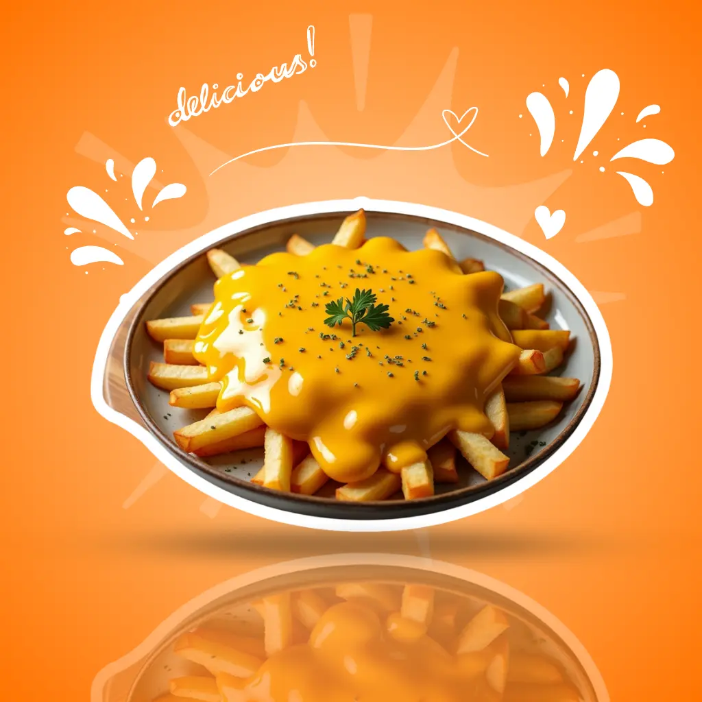 Hình ảnh Khoai tây chiên sốt Phô Mai Béo Minifood