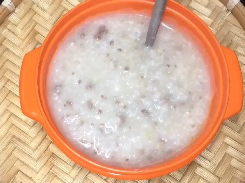 Hình ảnh Cháo tim hầm hạt sen 