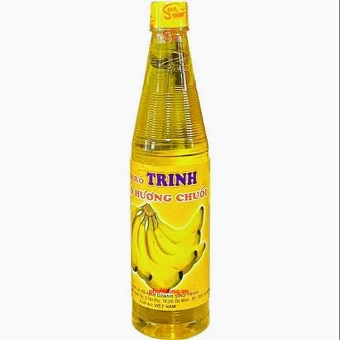 Hình ảnh Siro Trinh 600ml Vị Chuối, Ngon Pha Trà Sữa, Trà Trái Cây,Đá Xay,Cooktail...