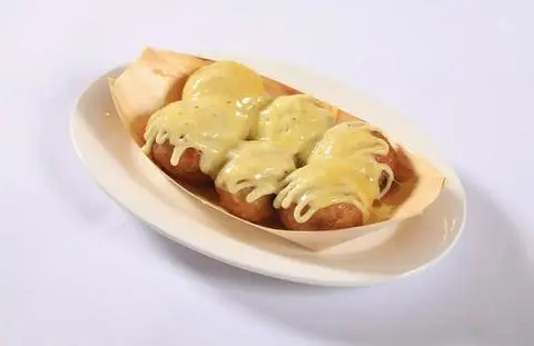 Hình ảnh Takoyaki w cheese 6pc- Bánh bạch tuộc & phomai