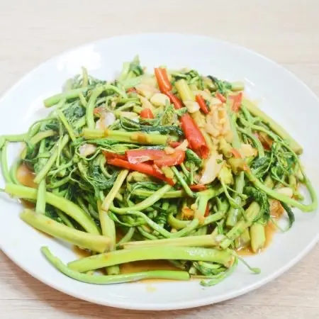 Hình ảnh Rau nhút xào tỏi