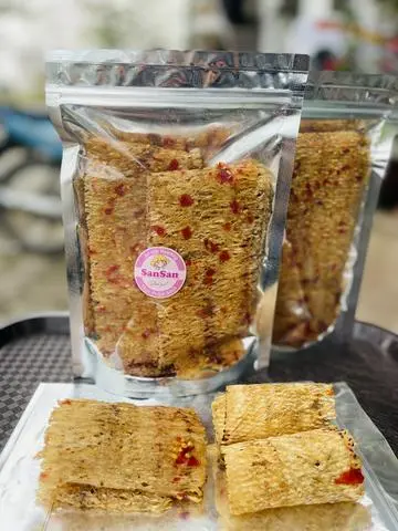 Hình ảnh Mực cán tẩm vị/ 1 túi 200gr