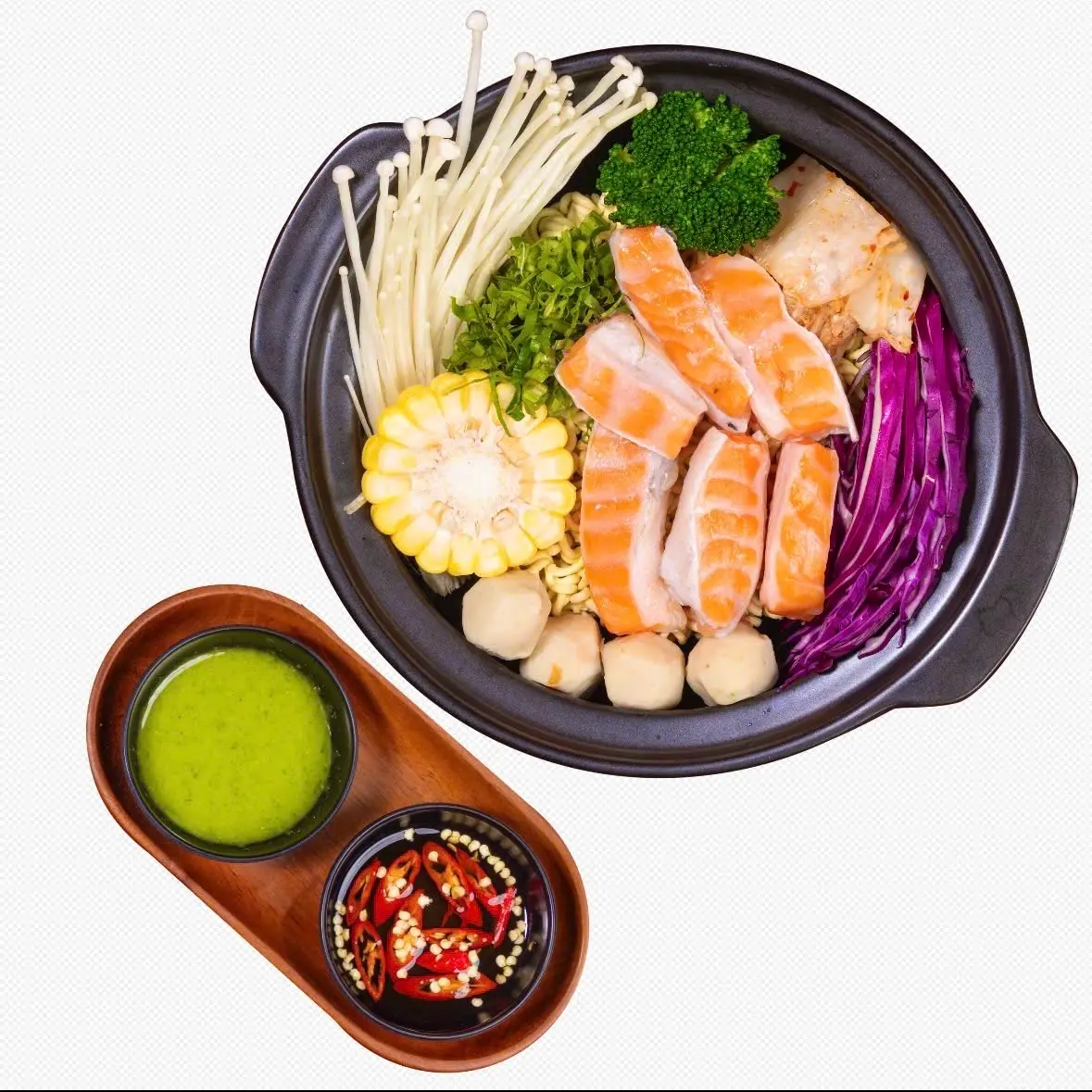 Hình ảnh Mì Kim Chi - Lườn Cá Hồi