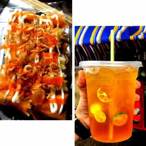 Hình ảnh Combo Bánh Tráng Cuốn + Trà Tắc