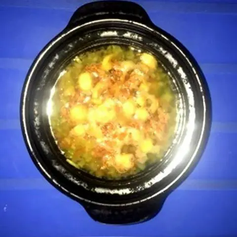 Hình ảnh Cơm cháy cá mặn mỡ hành