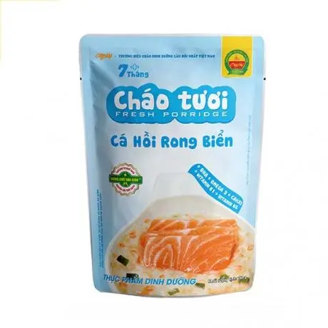 Hình ảnh Cháo cá hồi rong biển