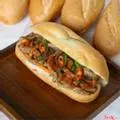 Hình ảnh Bánh Mì Nhân Bò Chiên Kẹp Trứng