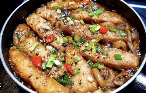 Hình ảnh Sườn Non Chay Kho Tiêu