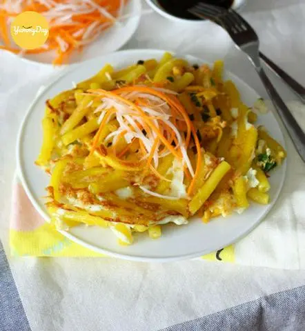 Hình ảnh Nui Chiên Trứng (2 trứng)