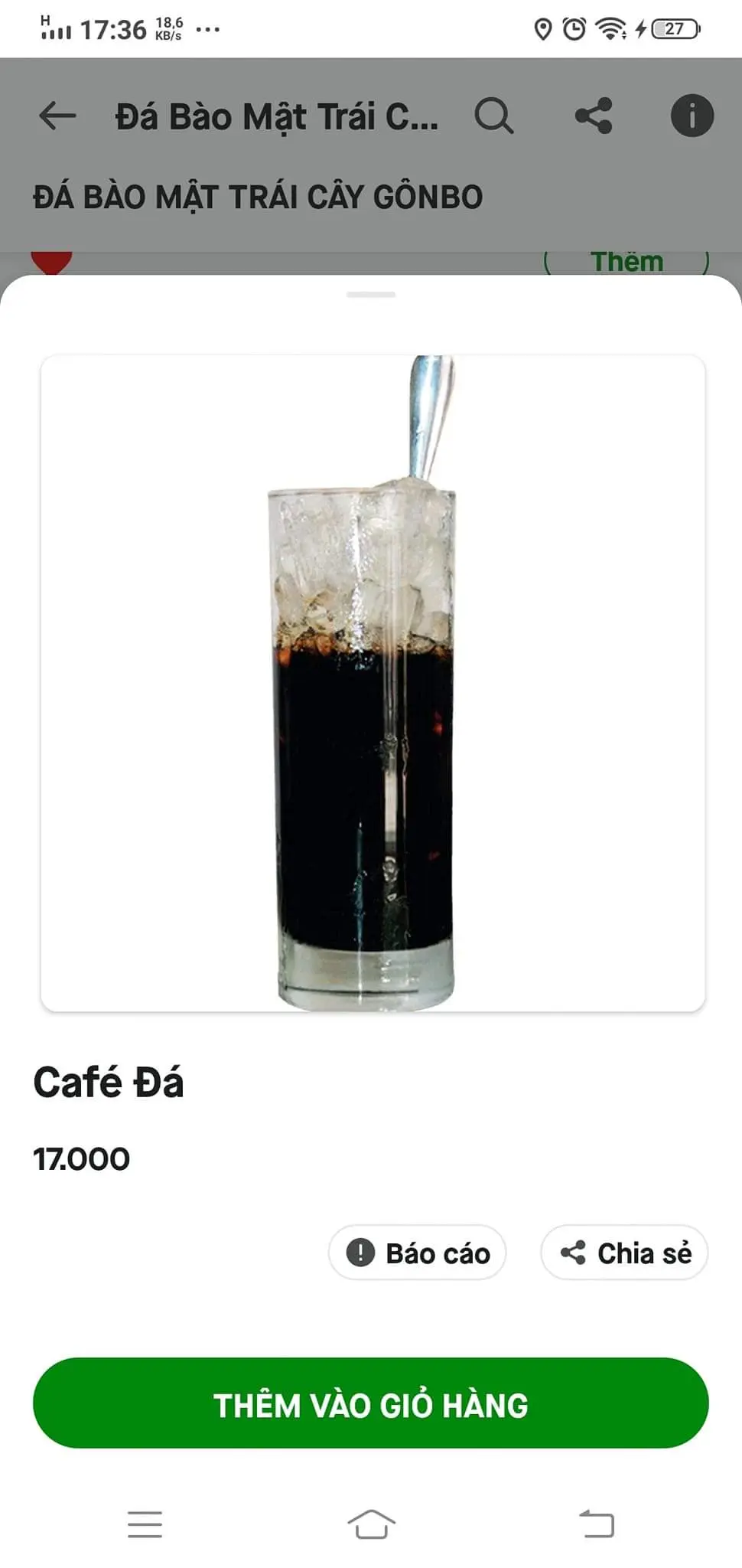 Hình ảnh Café Đá 
