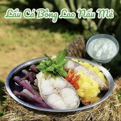 Hình ảnh Lẩu cá bông lau nấu mẻ
