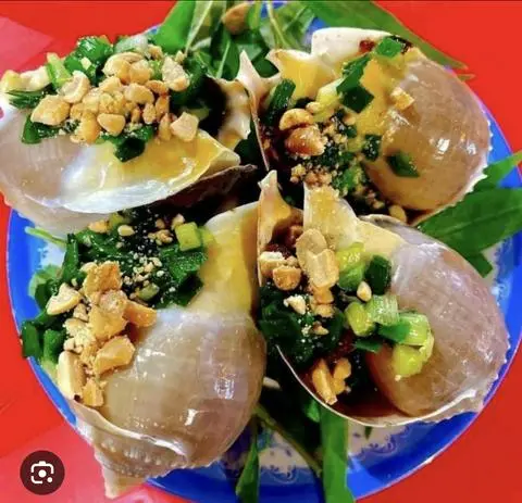 Hình ảnh Ốc tỏi nướng mỡ hành 