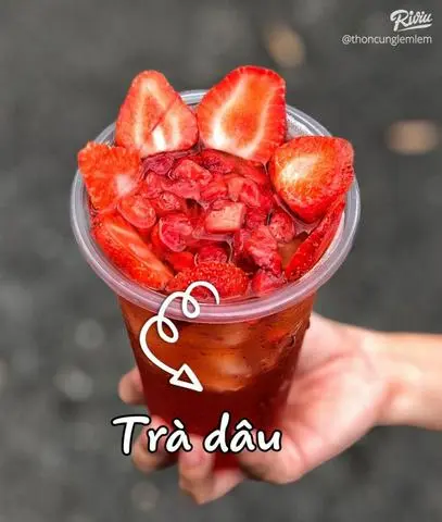 Hình ảnh Trà dâu tây 