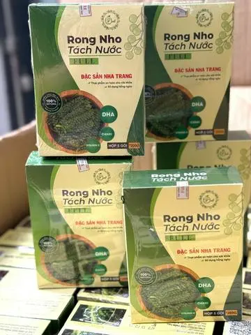 Hình ảnh Rong nho tách nước hộp 5 gói