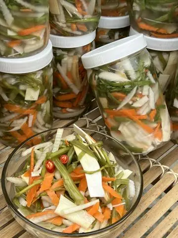 Hình ảnh Dưa Chua Rau Muống Củ Hủ Dừa 1kg