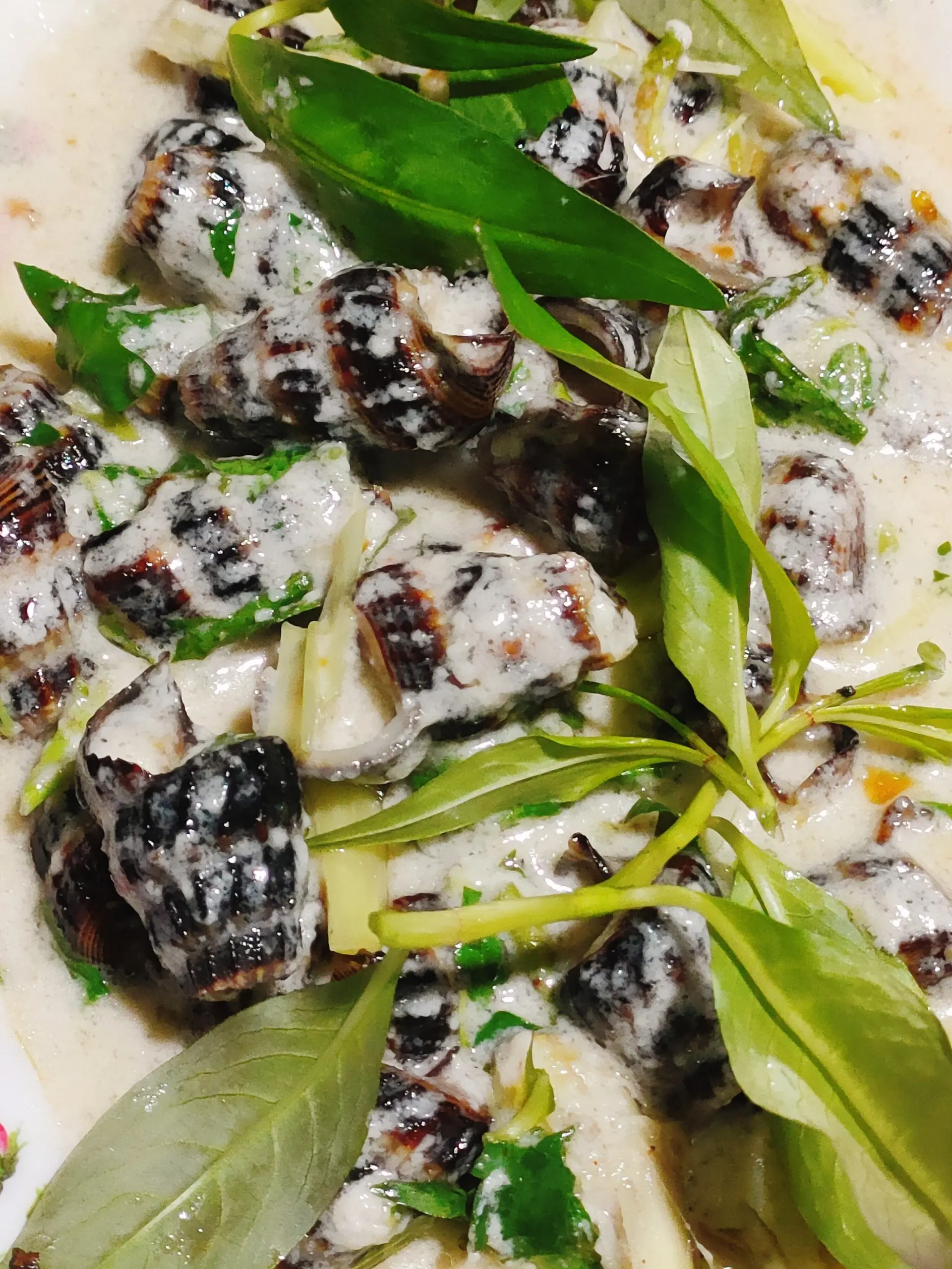 Hình ảnh ốc len xào dừa 