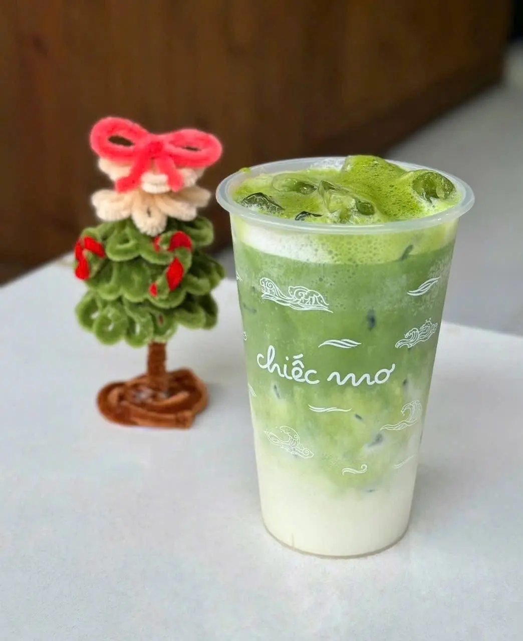 Hình ảnh Matcha Latte Oatmilk Kem Muối
