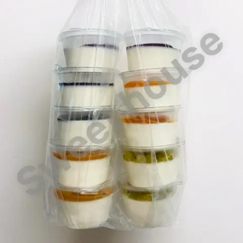 Hình ảnh combo 10 hủ panna cotta 100ml